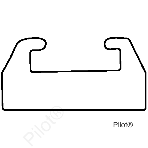 Black Replacement Slide - UHMW - Profile 26 - Length 49.00" - Ski-Doo