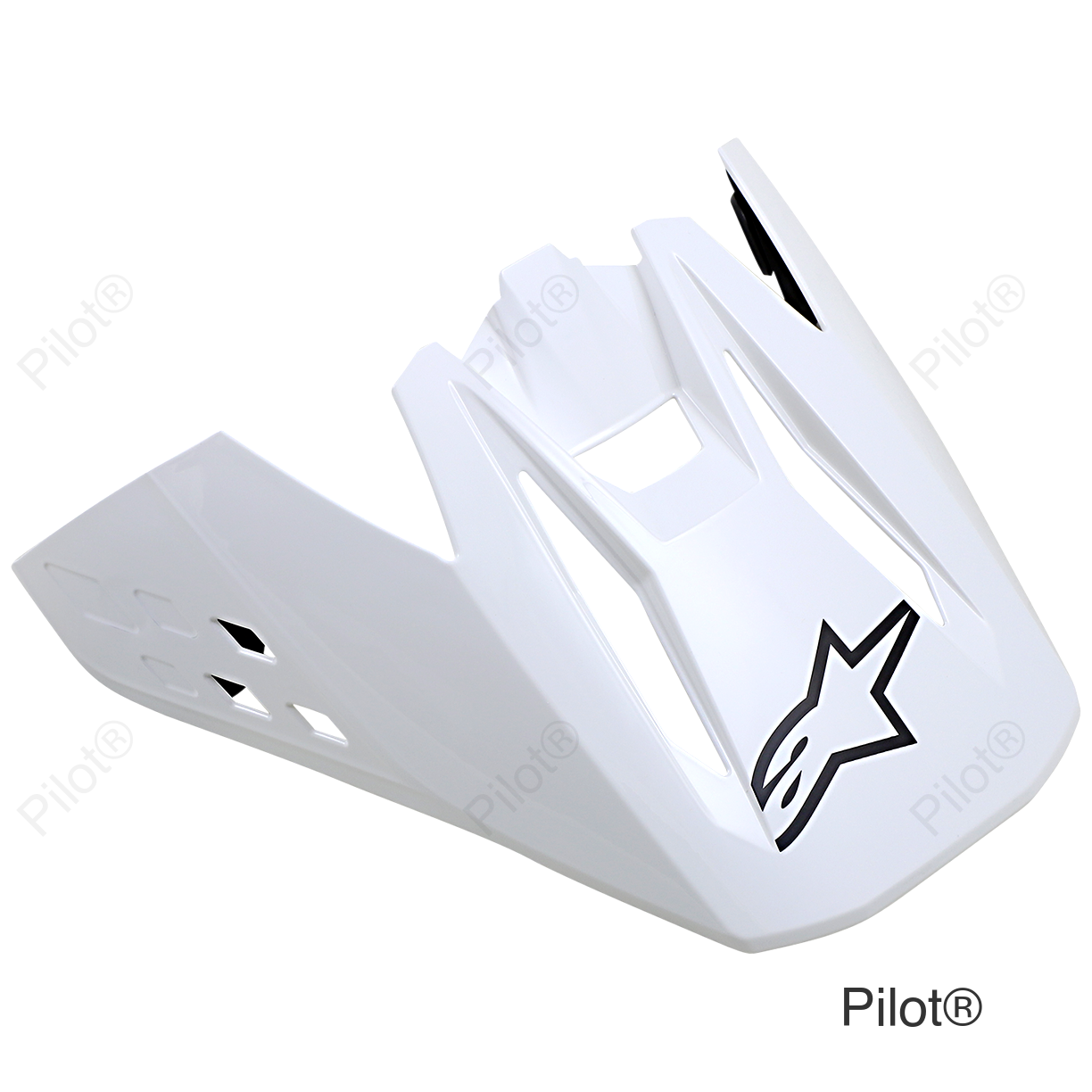 SM5 Visor - Solid - Gloss White