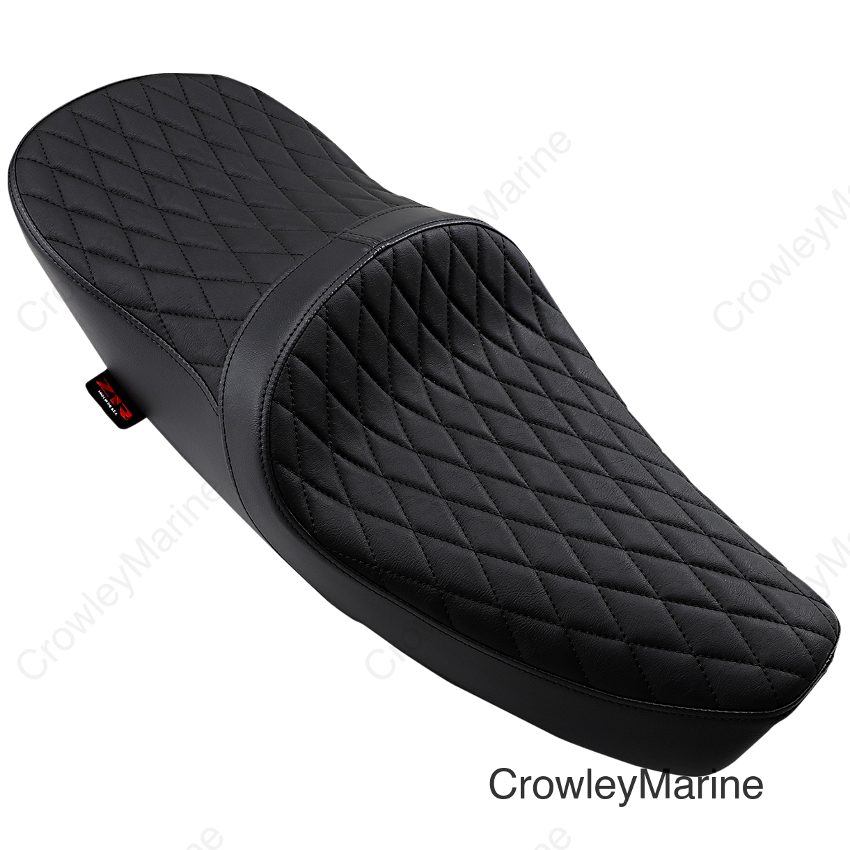 SEAT LOW TR DIAM BLK/VNYL