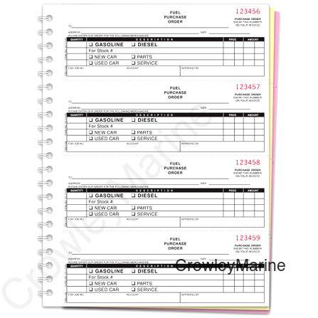 FUEL REQUEST BOOKS (636)