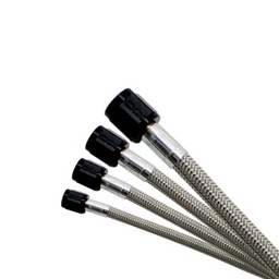 Nitrous Express 4AN 16ft Stainless Steel Braided Hose - Black thumbnail-0