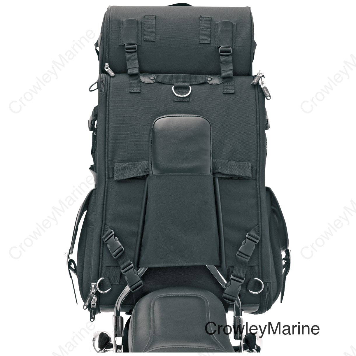 Sissy Bar Bag - Desperado - Black Studded
