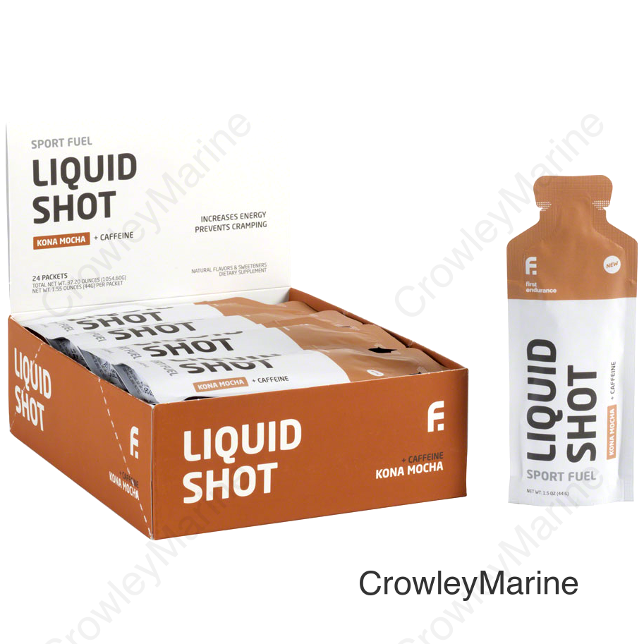 First Endurance Liquid Shot - Kona Mocha 24 Pack