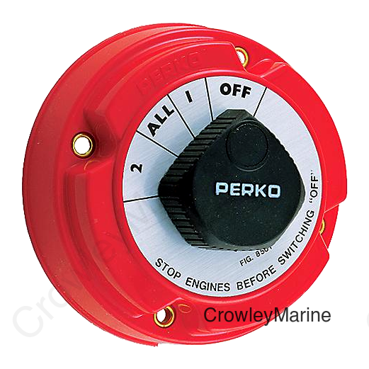 Seachoice 11501 4-Position Battery Selector Switch Without Lock, Bulk