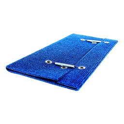 Camco Step Rug XL For Larger Manual or Electric RV Steps 18" Wide, Blue thumbnail-1