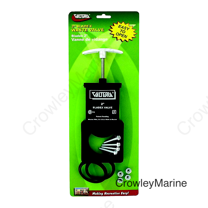 Valterra Bladex RV Waste Metal Handle Valve | Includes Hardware, 2"