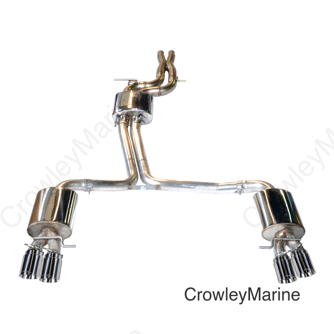 AWE Tuning Audi B8.5 S5 3.0T Touring Edition Exhaust System - Polished Silver Tips (102mm)