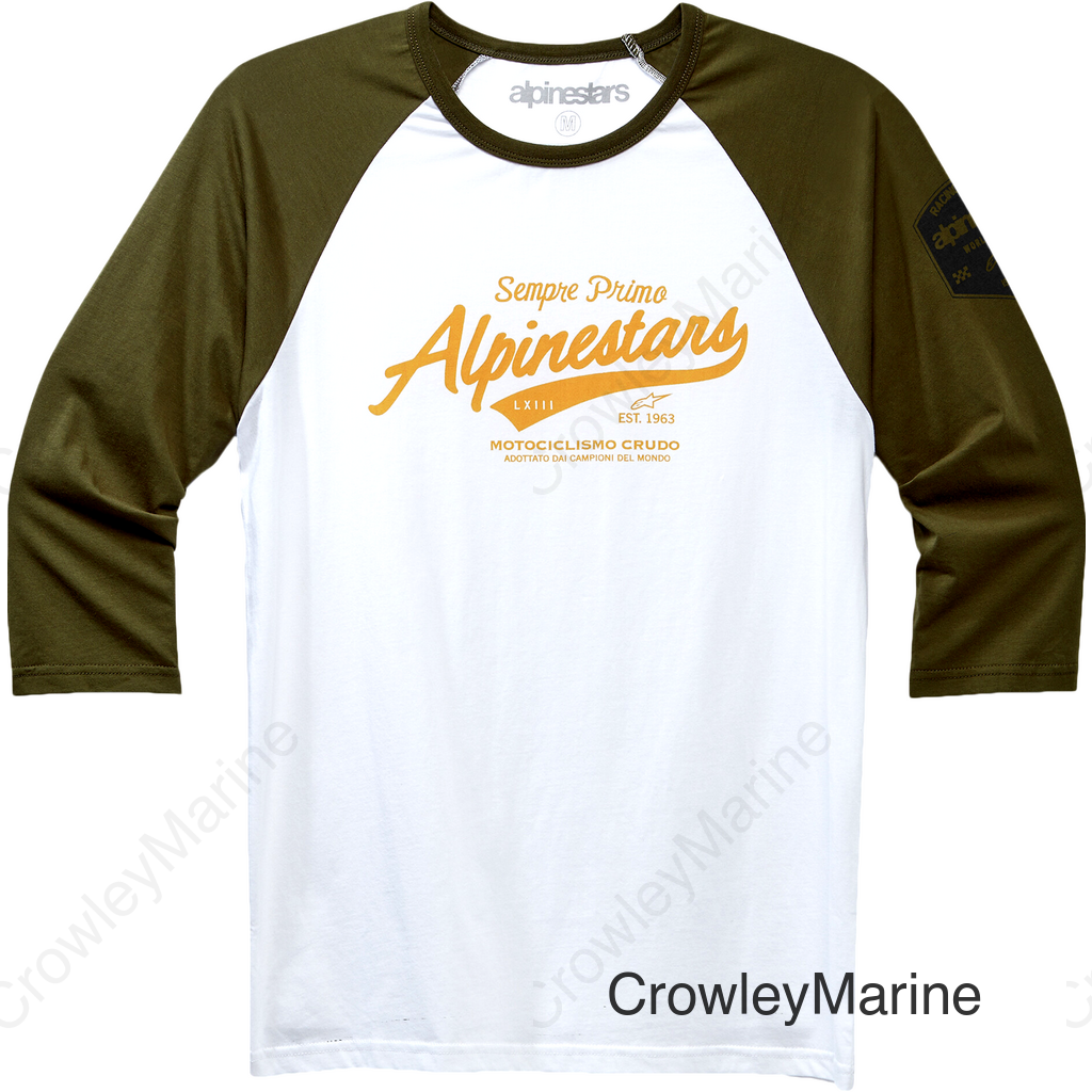 SCRIPT PREMIUM TEE MILITARY/WHITE XL