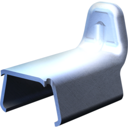 Large Guide Track Clips - 0.0728" Clip Length - 10 Pack thumbnail-1