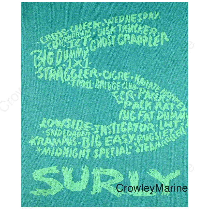 Surly Steel Consortium Women's T-Shirt - Dusty Blue Large