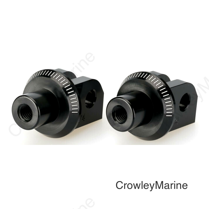 FOOTPEG ADAPTER BLACK YAM