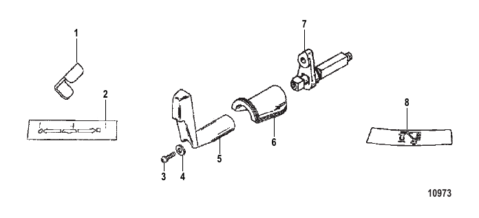 Serial Range Accessories Remote Control - Conversion/Attaching Kits/TS Cables - 1994 & Up - Side Shift Conversion Kit (821190A3)