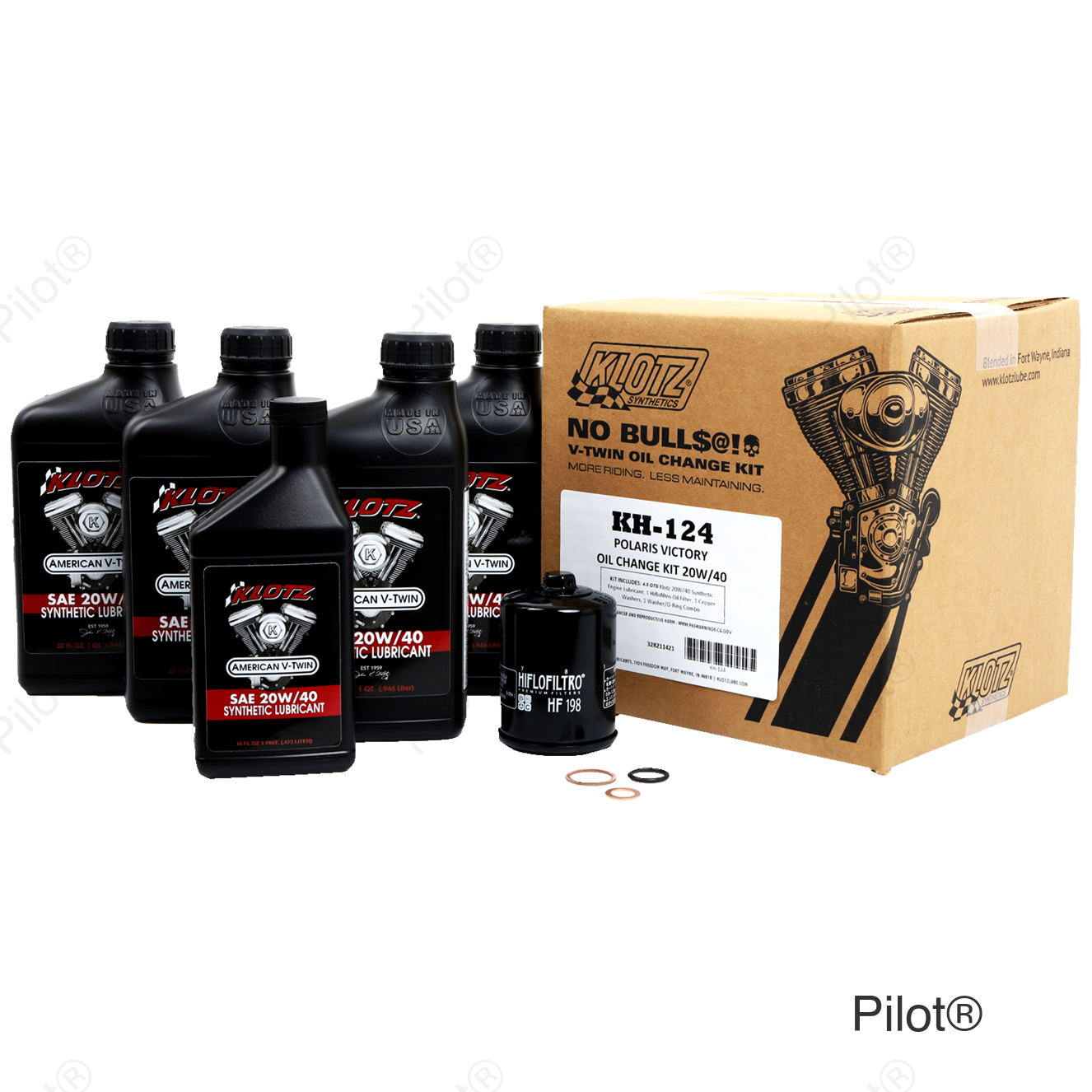 Oil Change Kit - Victory - 20W/40