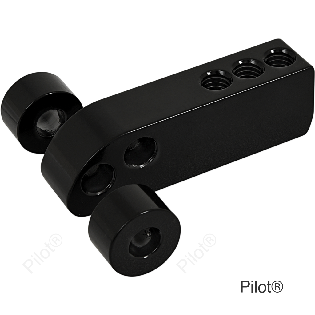 Headlight Mount Extension Block - Black