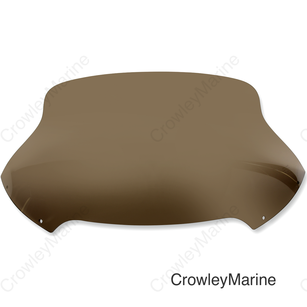 Spoiler Windshield - 8-1/2" - Smoke - FLTR