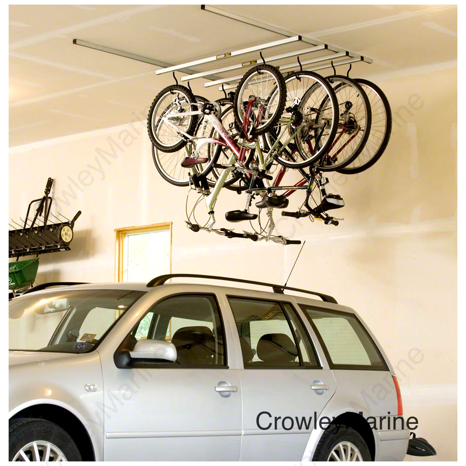 Delta Deluxe Ceiling Hoist Bike Storage Rack  -  1-Bike Utility Straps Included