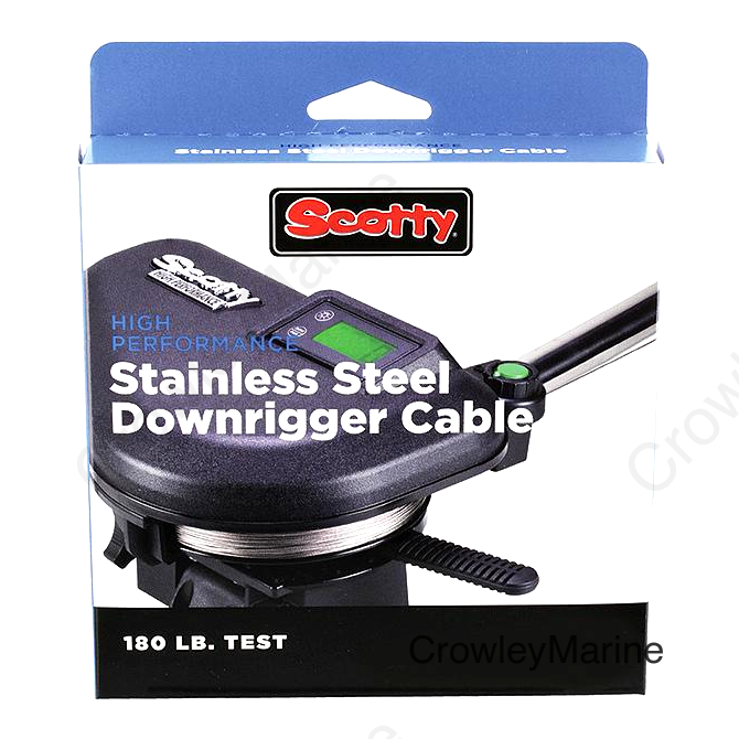 Scotty 2401K 180Lb Test High Performance Downrigger Cable, 300', 6/case