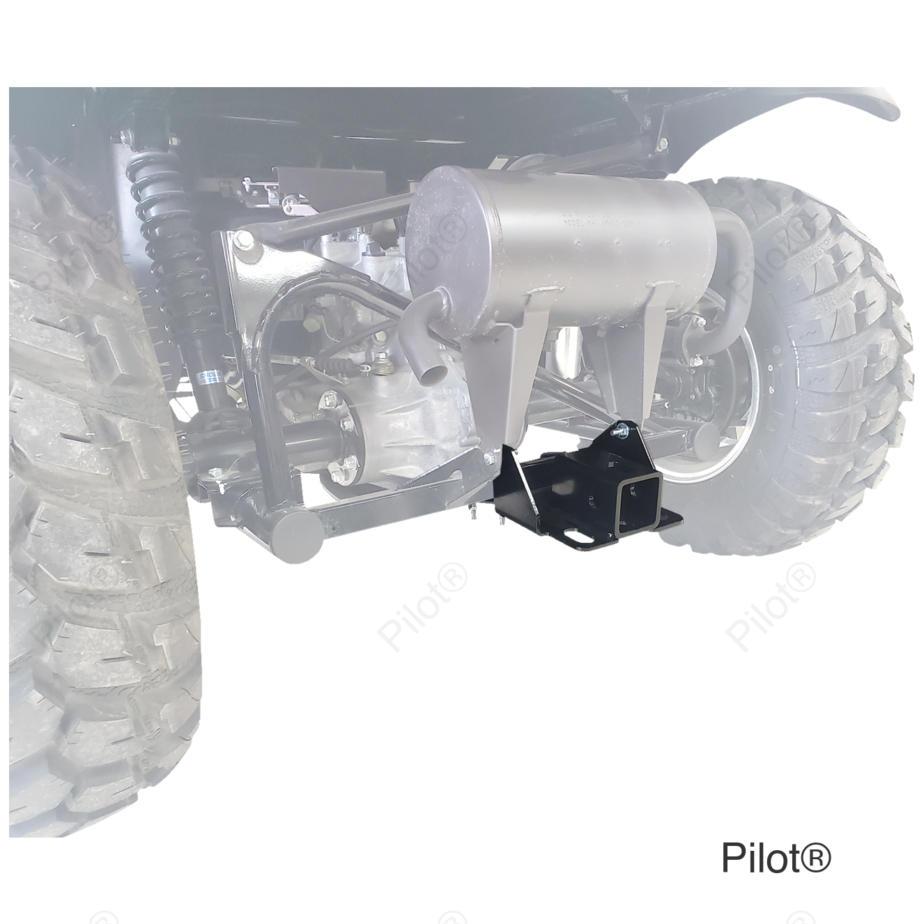 Hitch - Rear Receiver - 2" - Kawasaki Mule