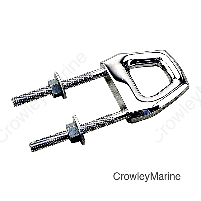 BOW EYE TWIN SHANK CHROME ZINC