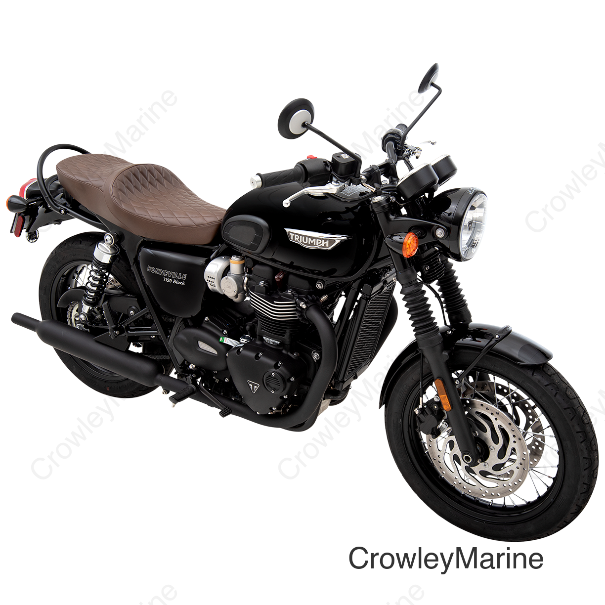 SEAT LOW TR DDIA BRN/VNYL