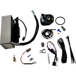 Oil Cooler Kit - Chrome - Touring