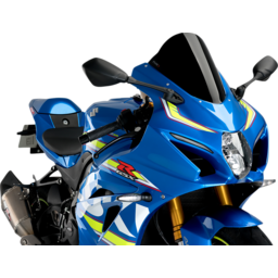 Race Windscreen - 11-1/4" - Black - GSX-R