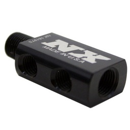 Nitrous Express Compact Distribution Block w/Gauge Port thumbnail-2