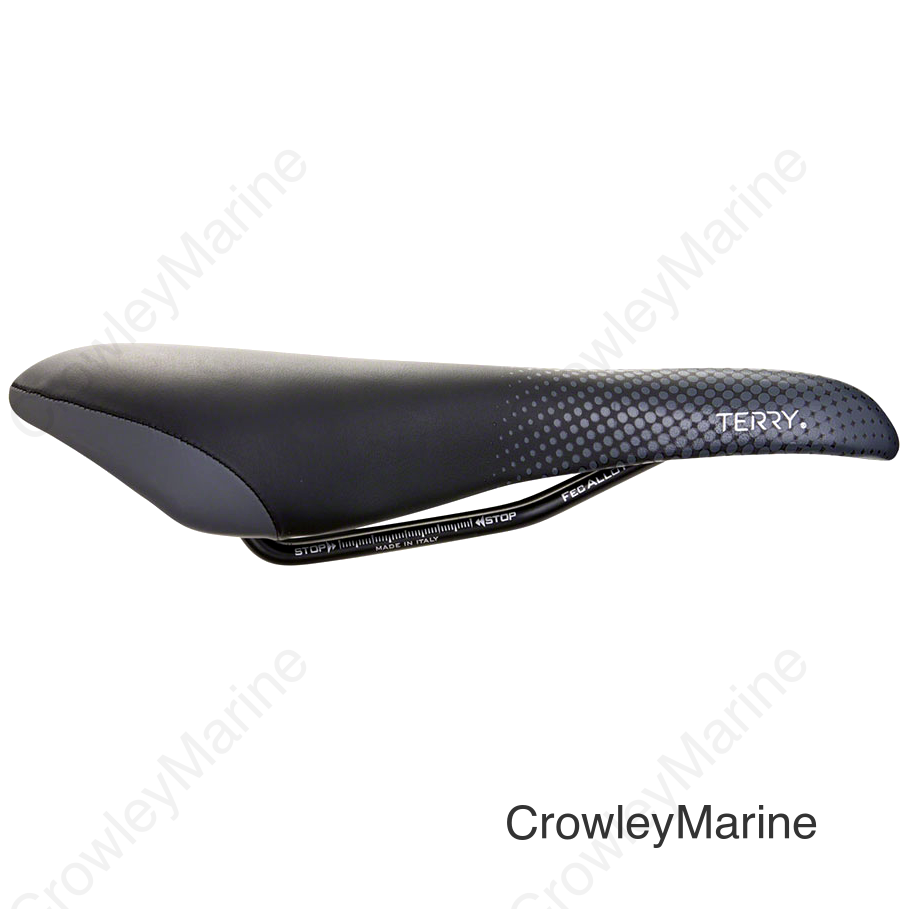 Terry Falcon X Saddle - Chromoly Black Gray Women's