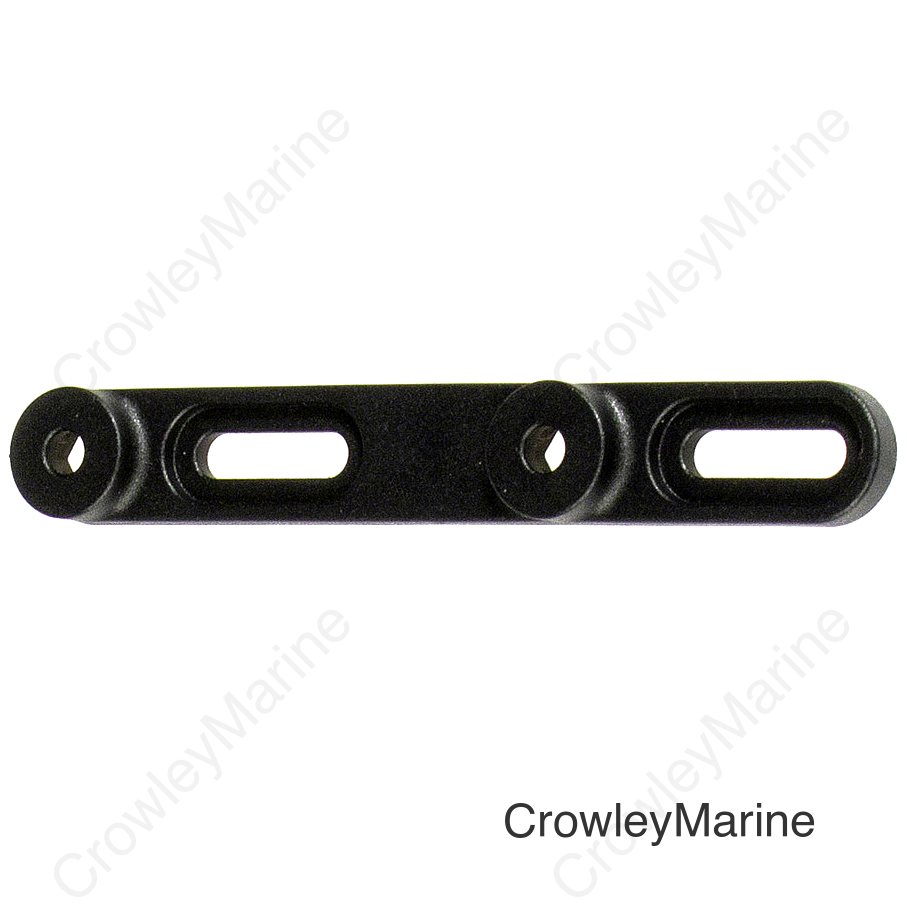 Ortlieb 64mm Water Bottle Mount Offset-Plate - Black