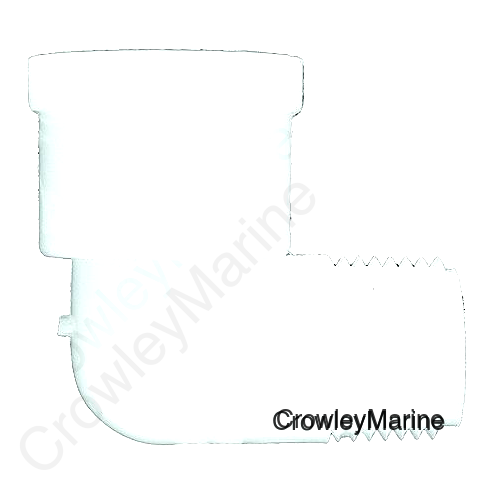 PLASTIC STREET ELBOW 1/2