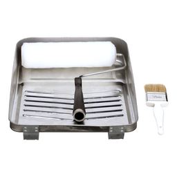 Seachoice 4-Piece Metal Paint Kit, 9 in. Wire Frame, 2 in. Double Wide Chip Brush, 9 in. Roller, Paint Tray thumbnail-0
