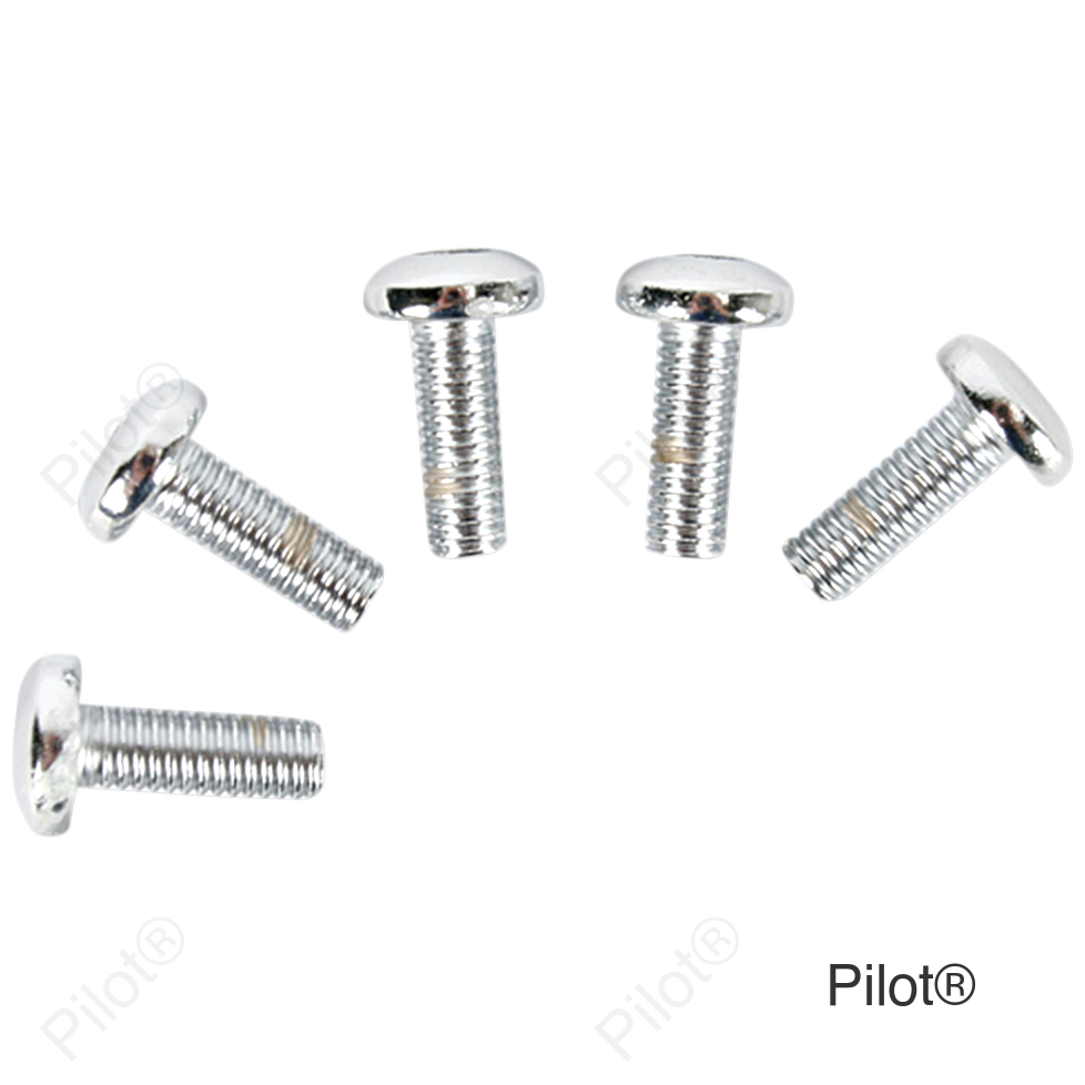 Rotor Bolt Set - Cast - Chrome