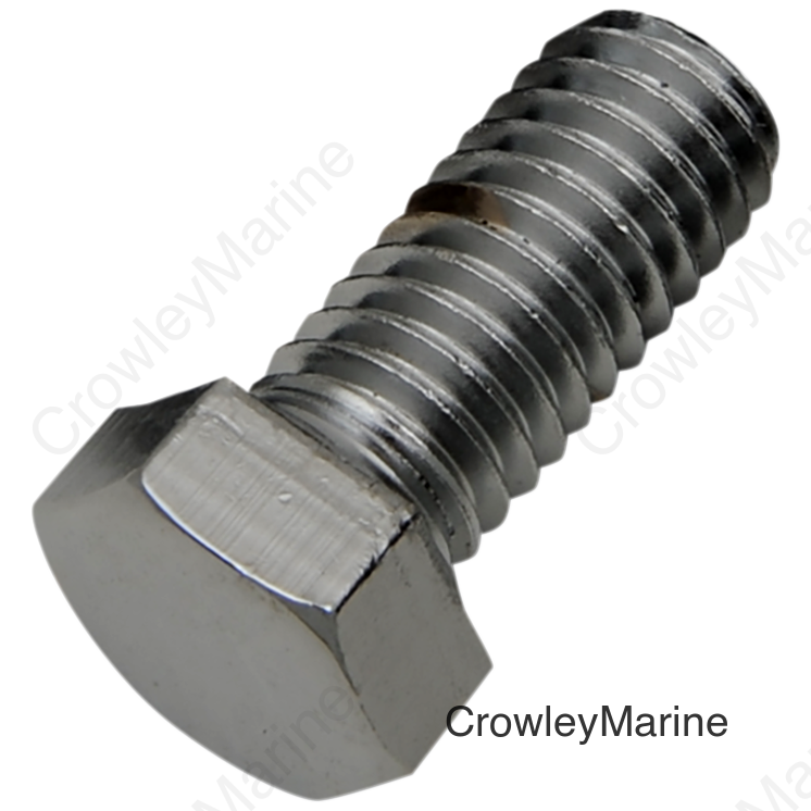 7/16X14X1 CHROM HEX HEAD