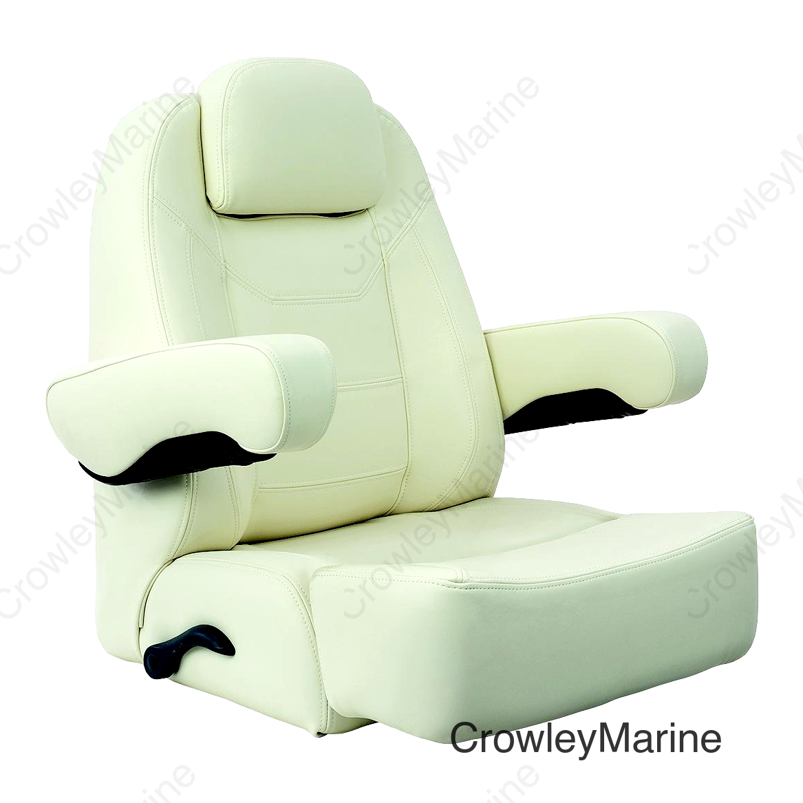 Springfield Marine 104214501 Charter Helm Low-Back with Bolster, Off-White