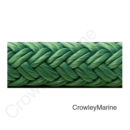 Seachoice Double-Braid Nylon Dock Line w/ Eye Splice, Pre-Shrunk, Heat Stabilized, 1/2 In. X 25 Ft., Teal Green