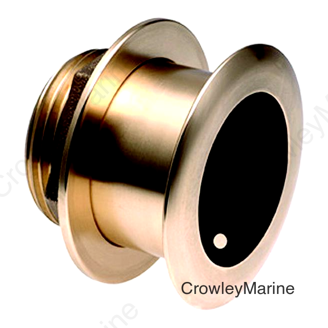 Garmin 0101193822 B175L Bronze 20° Tilted Element Thru-Hull CHIRP Transdcuer w/Depth & Temperature