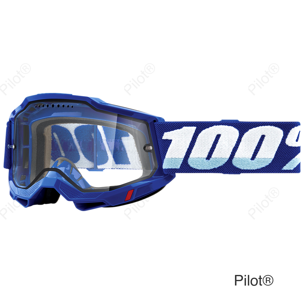 Accuri 2 Enduro MTB Goggles - Blue - Clear