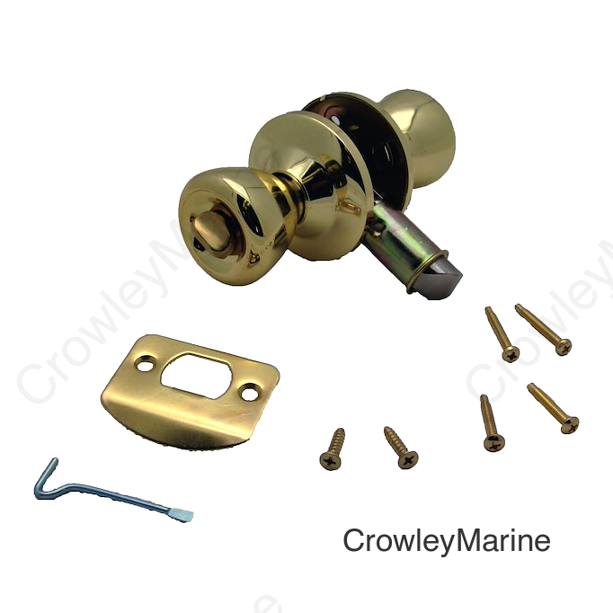 PRIVACY LOCK SET P/BRASS