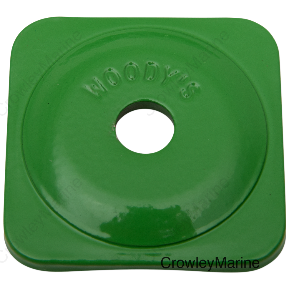 Support Plates - Green - Square - 48 Pack