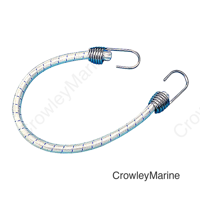 Sea-Dog 6513001 Shock Cord 3/8" x 30" w/ SS Clips