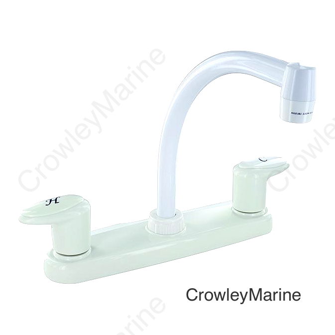 Valterra Catalina Two Acrylic Lever Handle Hi-Arc 8" RV Kitchen Pot Filler Faucet
