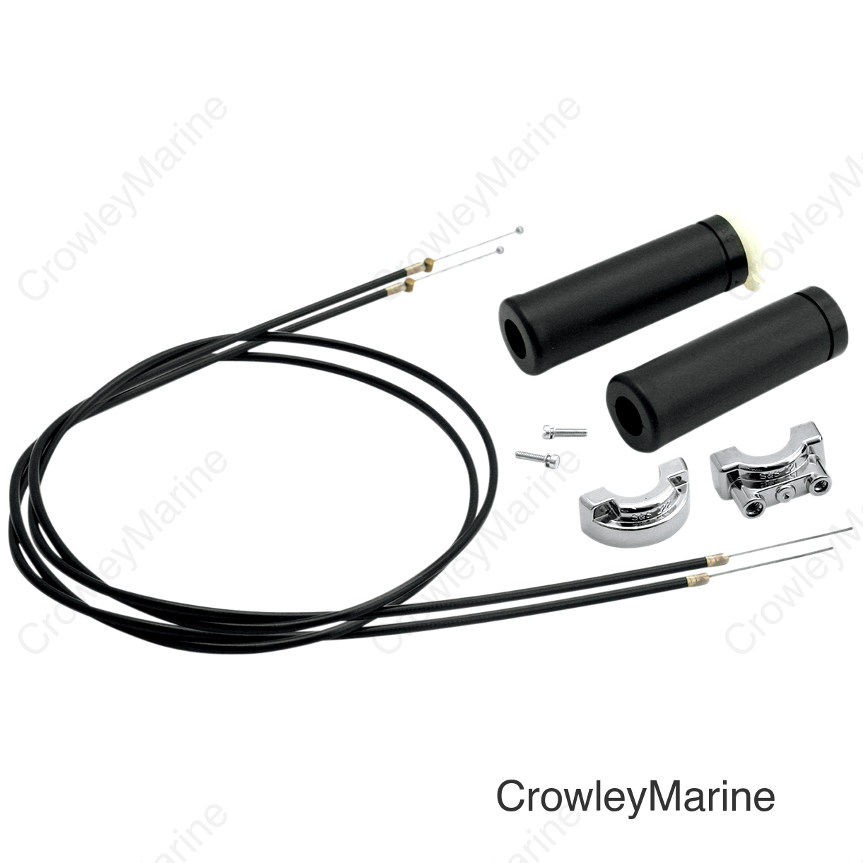 S&S Cycle Universal 1in Handlebars 2-Cable Throttle Assembly Cable - 48in