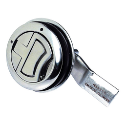 Seachoice Round Non-Locking Hatch Handle, 2-3/8 Diameter, Cast Stainless Steel, Requires 2 in. Cutout thumbnail-4