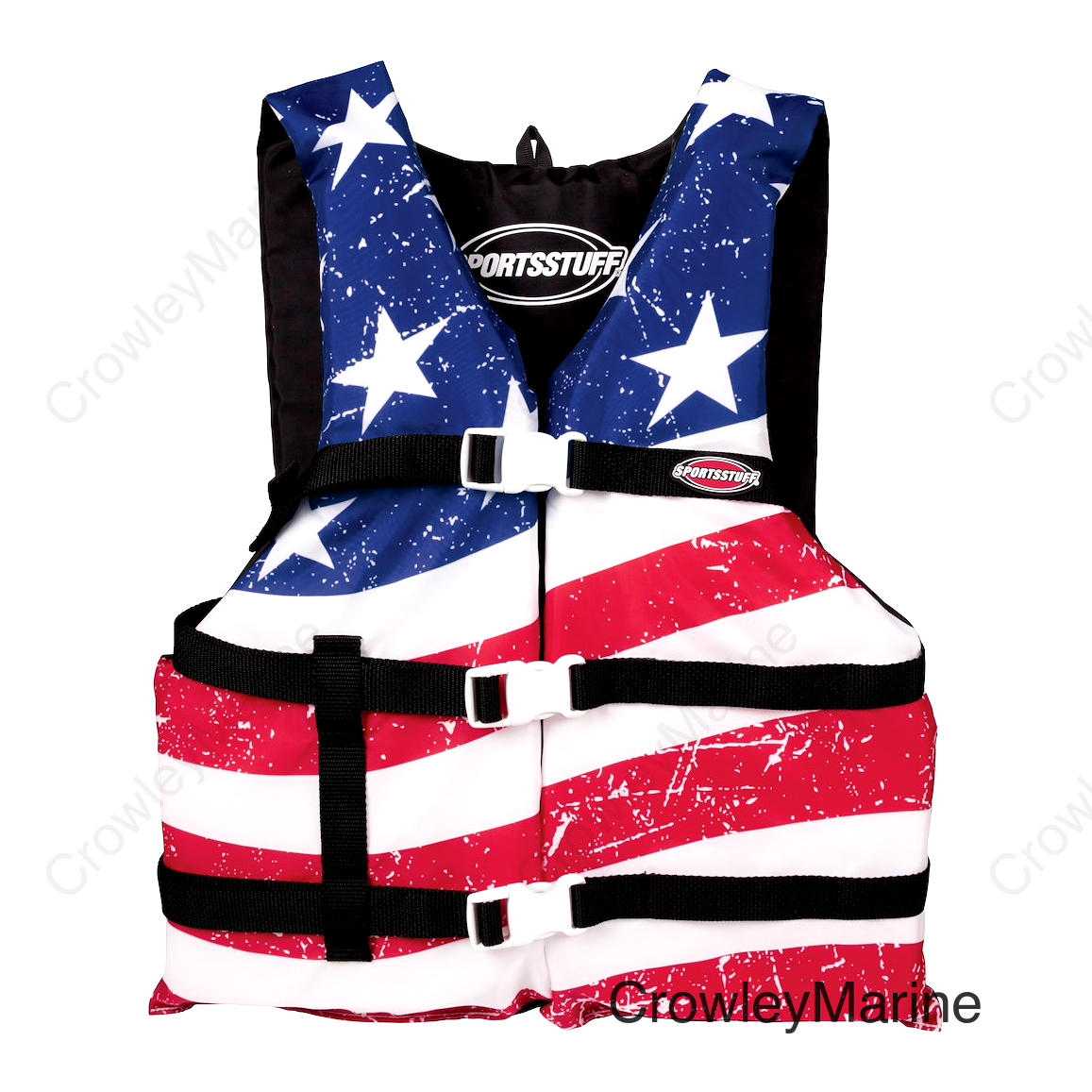 Stars & Stripes PFD Vest - Red/White/Blue - One Size