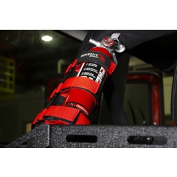 Fishbone Offroad Padded Roll Bar Red Fire Extinguisher Holder thumbnail-10