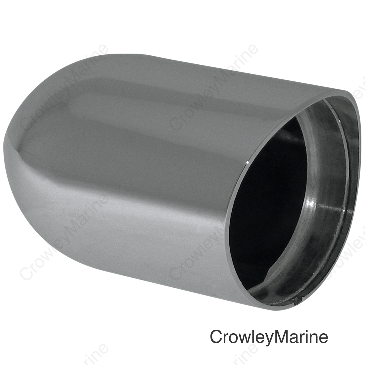 Bullet Housing for Round Gauges - For 1.25"/1.50" Handlebar Bracket - Chrome
