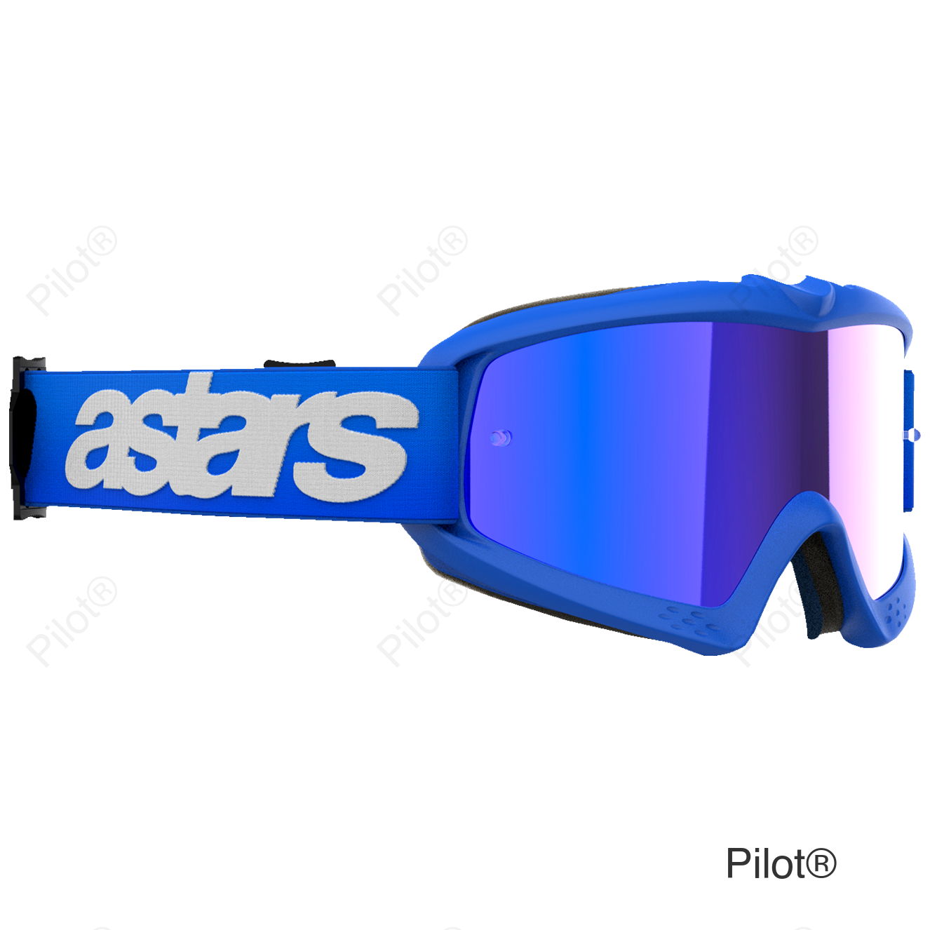 Youth Vision Goggle - Blaze - Blue - Blue Mirror