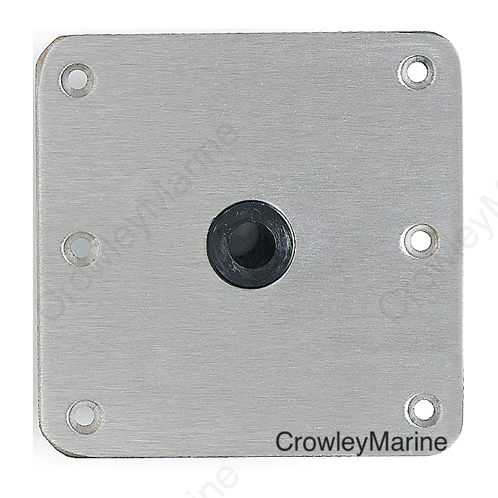 Attwood Lock-N-Pin Base Plate 7" X 7" w/Bronze Bushing