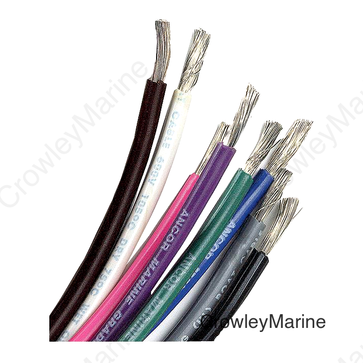 Ancor 182003 Marine Grade™  Tinned Copper Primary Wire, #16 AWG, 25', Black