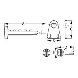SIDE VENT ADJUSTER KIT NYLON thumbnail-1